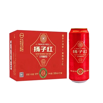 扬子红 苦荞精酿啤酒  50箱起订